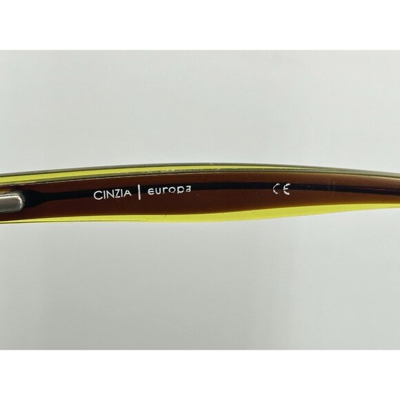 Cinzia Designs CIN-5032 Frames Lemon/Chocolate 53-16-135 (C8-19) - Picture 11 of 16